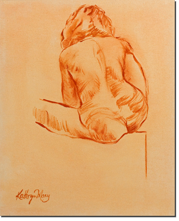 Sitting Female Nude